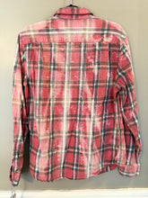 Load image into Gallery viewer, On Wednesdays, We Wear Pink Flannel, size small
